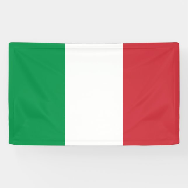 Italienische Flagge Banner (Horizontal)