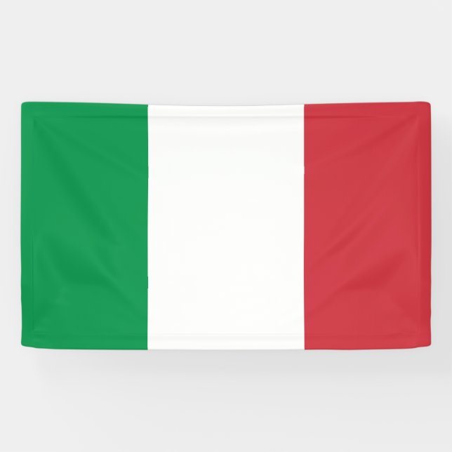 Italienische Flagge Banner (Horizontal)