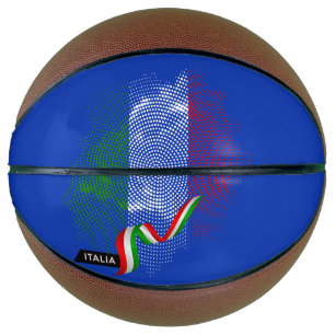 Italienische Flagge Basketball