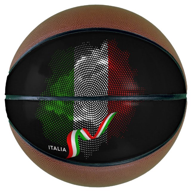 Italienische Flagge Basketball (Vorderseite)