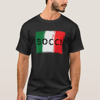 Italienische Flagge Bocci Bocce Ball Grunge T-Shirt