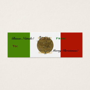Italienische Flagge Buon Natale Weihnachtsgeschenk