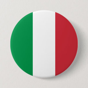Italienische Flagge Button