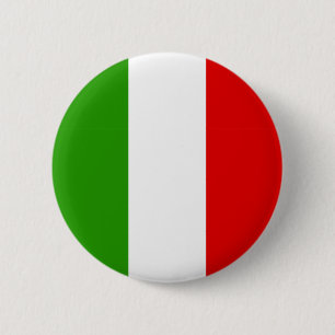 Italienische Flagge Button