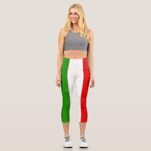 Italienische Flagge Capri Leggings