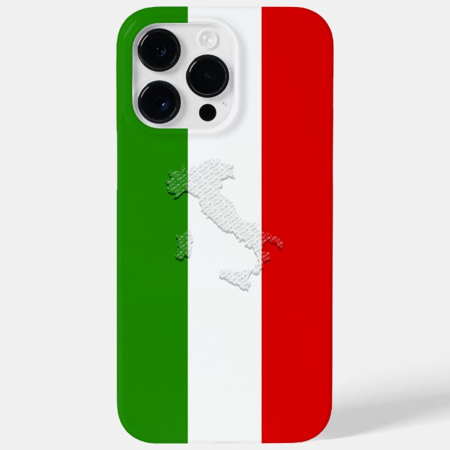 Italienische Flagge Case-Mate iPhone Hülle (Rückseite)