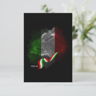 Italienische Flagge Dankeskarte