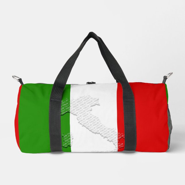 Italienische Flagge Duffle Bag (Vorderseite)