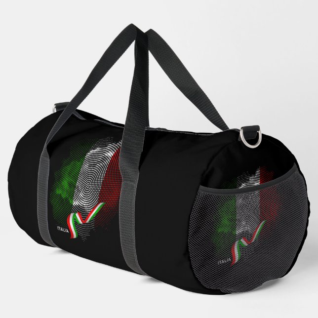 Italienische Flagge Duffle Bag (Rechte Ecke)