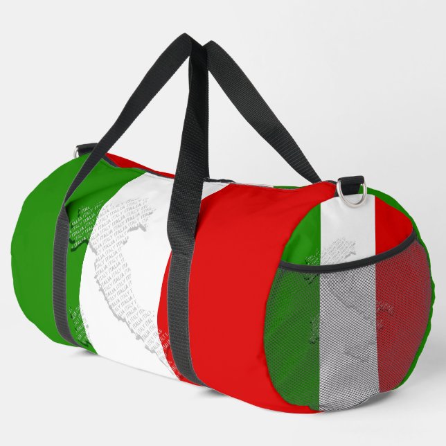Italienische Flagge Duffle Bag (Rechte Ecke)