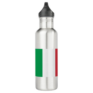 Italienische Flagge Edelstahlflasche