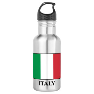 Italienische Flagge Edelstahlflasche