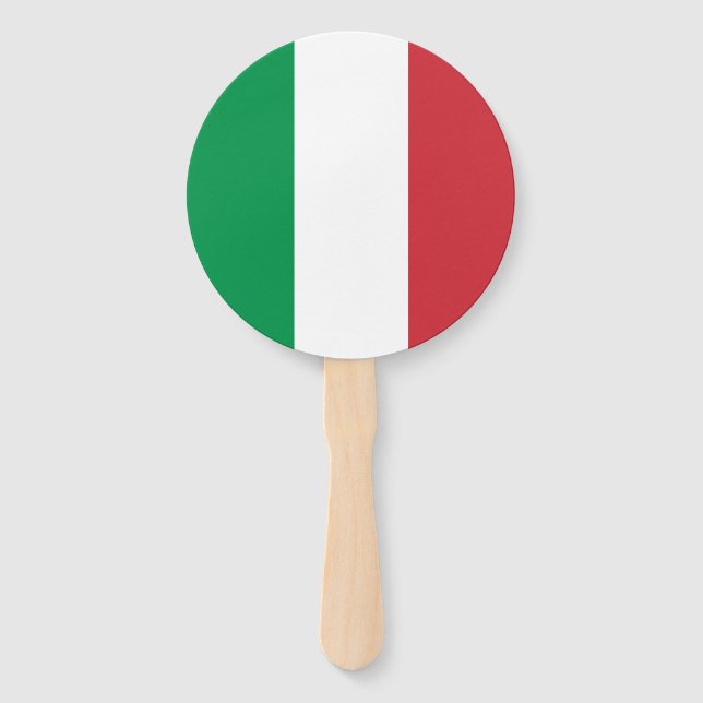Italienische Flagge Fächer (Vorderseite)