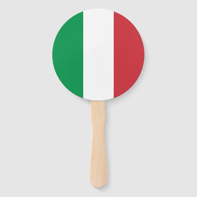 Italienische Flagge Fächer (Vorderseite)