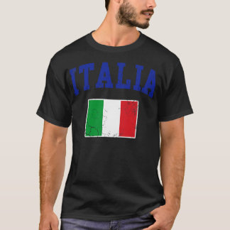 Italienische Flagge Familie Erbe Italien Vintag T-Shirt