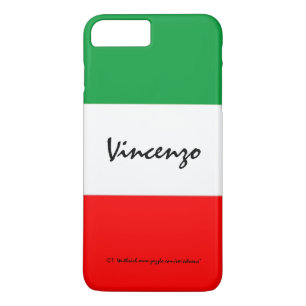Italienische Flagge färbt grünes weißes und Rot Case-Mate iPhone Hülle