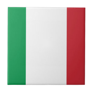 Italienische Flagge - Flagge von Italien - Italien Fliese