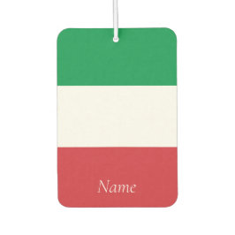 Italienische Flagge für Custom Italy Autolufterfrischer