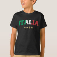 Italienische Flagge für Fußball-Shirt