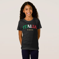 Italienische Flagge für Fußball-Shirt