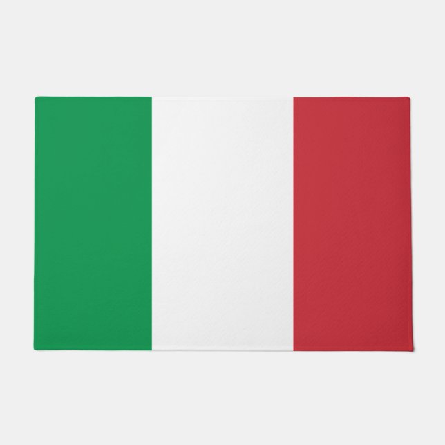 Italienische Flagge Fußmatte (Vorderseite)