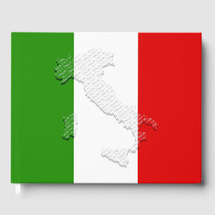 Italienische Flagge Gästebuch