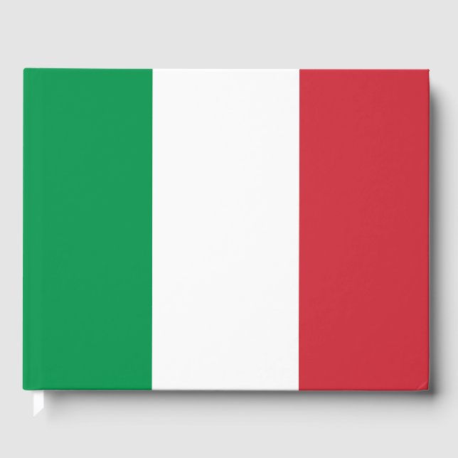 Italienische Flagge Gästebuch (Vorderseite)
