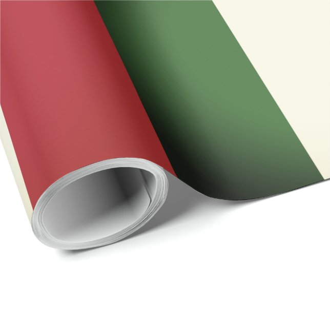 Italienische Flagge Geschenkpapier (Rolleneckpunkt)