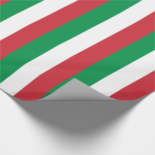Italienische Flagge Geschenkpapier