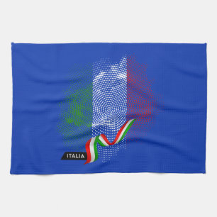 Italienische Flagge Geschirrtuch