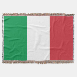 Italienische Flagge gesponnenes Wurfsdecke   Decke