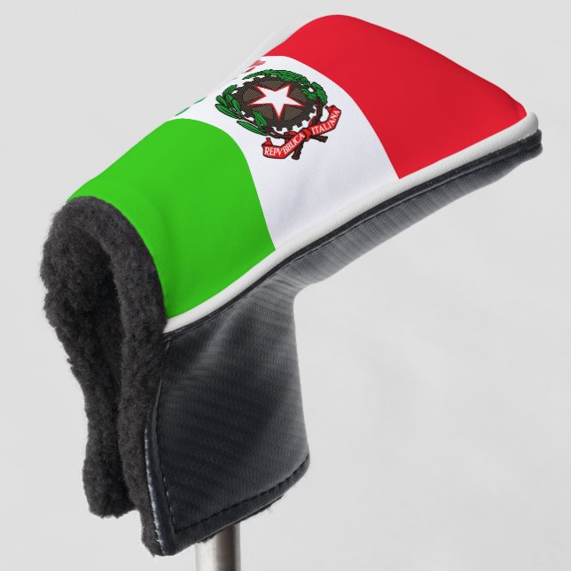 italienische Flagge Golf Headcover (3/4 Vorderseite)