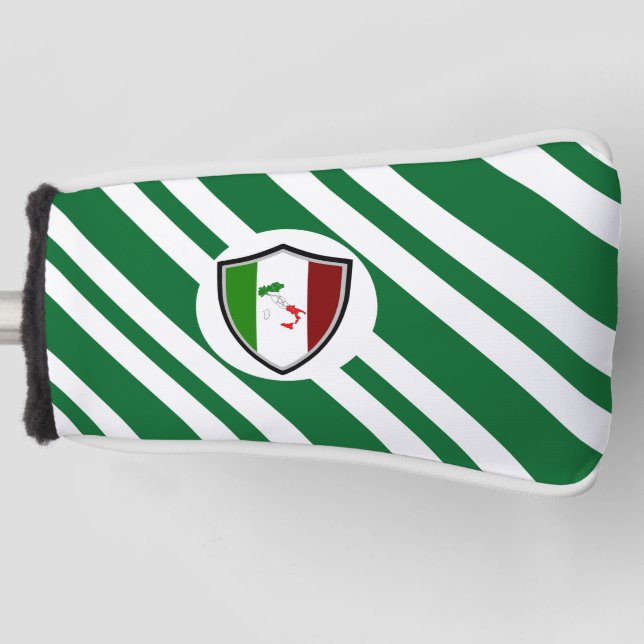 Italienische Flagge Golf Headcover (Vorderseite)