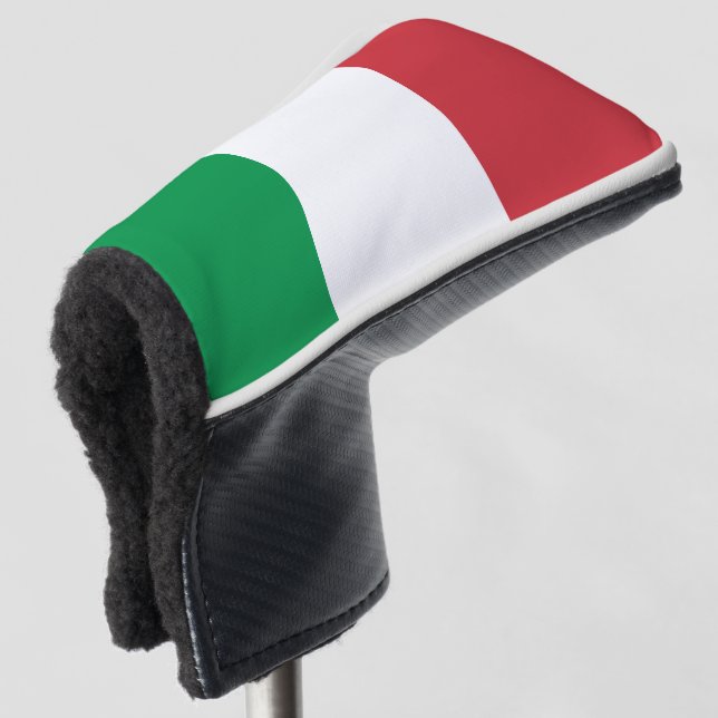 Italienische Flagge Golf Headcover (3/4 Vorderseite)