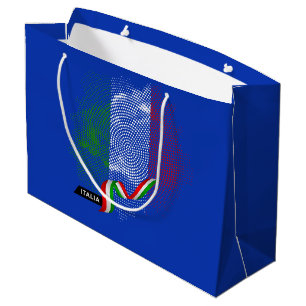 Italienische Flagge Große Geschenktüte