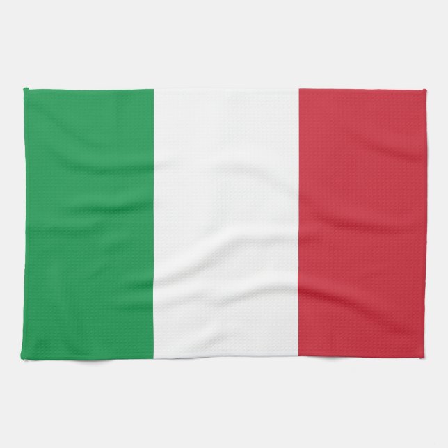 Italienische Flagge Handtuch (Horizontal)