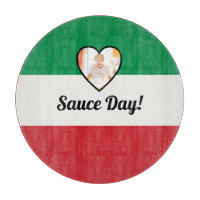 Italienische Flagge Herzlich Willkommen Foto Sauce