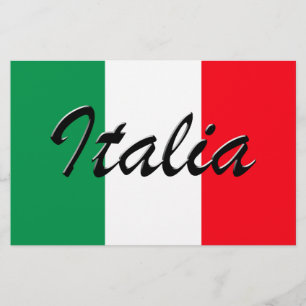 Italienische Flagge - hohe Qualität