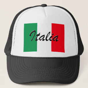 Italienische Flagge - hohe Qualität Truckerkappe