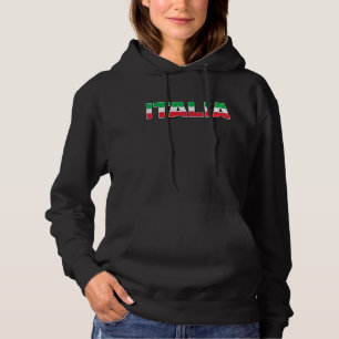 Italienische Flagge Hoodie