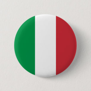 Italienische Flagge (Italien) Button