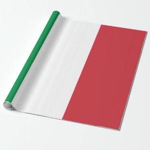 Italienische Flagge (Italien) Geschenkpapier