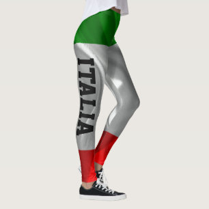Italienische Flagge ITALIEN-Gewohnheits-Fitness Leggings