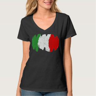 Italienische Flagge Italien Grafischer italienisch T-Shirt