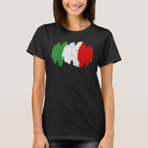 Italienische Flagge Italien Grafischer italienisch T-Shirt