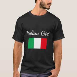 Italienische Flagge Italien Italienisch-amerikanis T-Shirt
