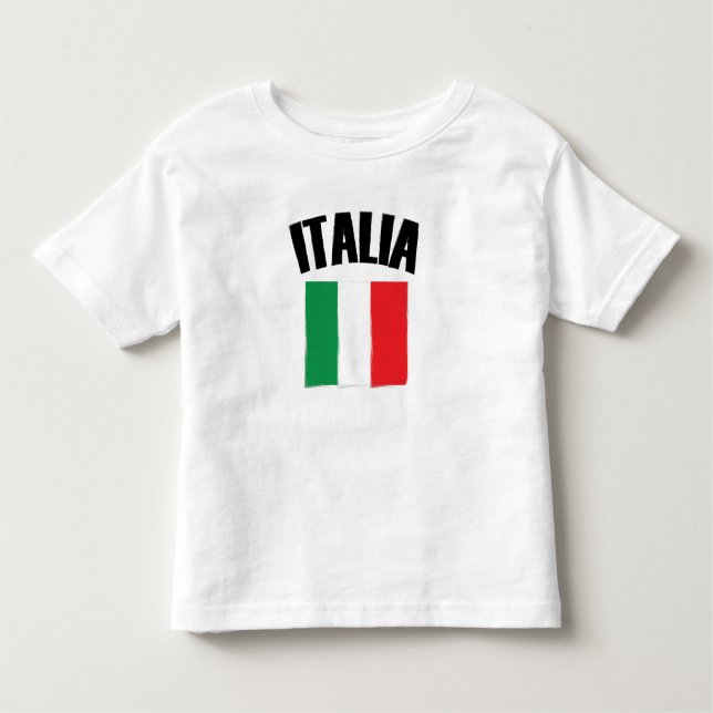 Italienische Flagge Italien Kleinkind T-shirt (Vorderseite)