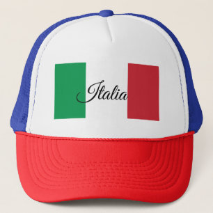 Italienische Flagge & Italien - Mode-, Reise-/Spor Truckerkappe
