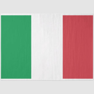 Italienische Flagge (Italien) Seidenpapier
