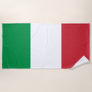 Italienische Flagge (Italien) Strandtuch